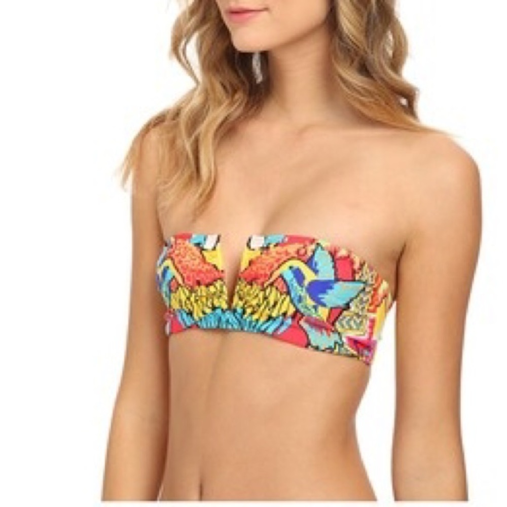 (Questionably) Mara Hoffman parrot top. Re-posh.